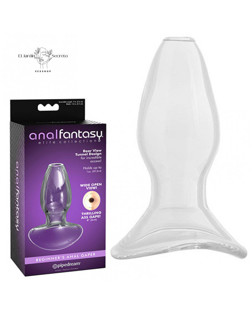 Plug Anal 9cm Plug anal de cristal Principiantes sexo anal gaper pipedream