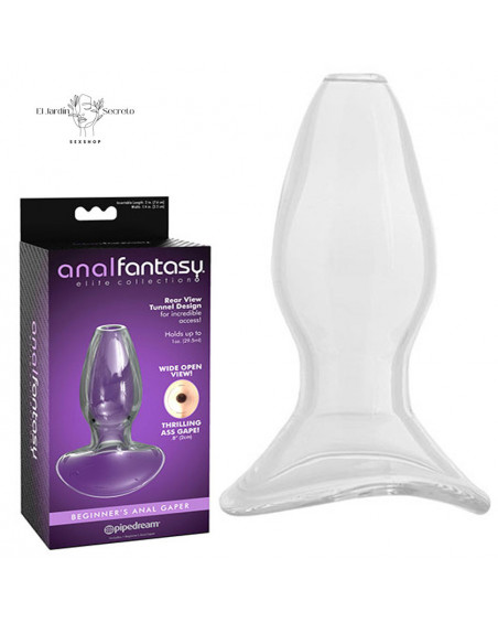 Plug Anal 9cm Plug anal de cristal Principiantes sexo anal gaper pipedream