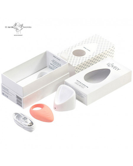 Anillo para pene Vibrador Con Aplicación Vibrating Couples Ring Lovely Soft Pink