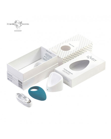 Anillo para pene Vibrador Con Aplicación Vibrating Couples Ring Lovely Wild Green