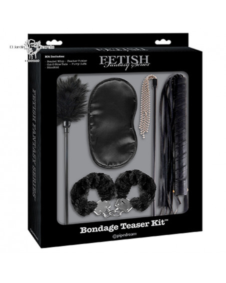Kit Bondage para Principiantes Pipedream | Látigo, Esposas y Máscara de Satén