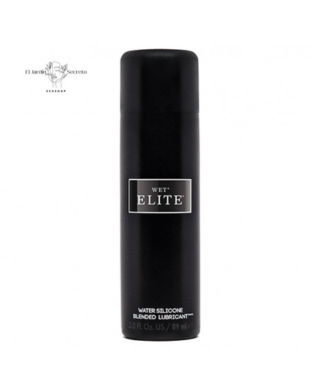 Wet Elite Lubricante Hibrido Sexual de Agua y Silicona Textura Sedosa, Ultra Duradero
