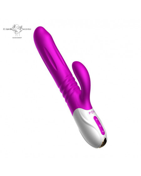 Vibrador FOX T2 | Expansión, Empuje y Vibración Clitorial | Silicona Premium
