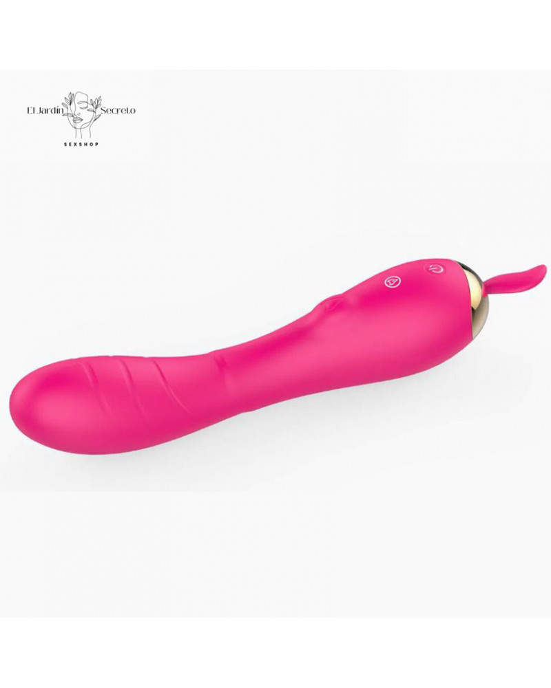 Vibrador 20cm Recargable USB de silicón Punto G y Clitoris Mary Fox