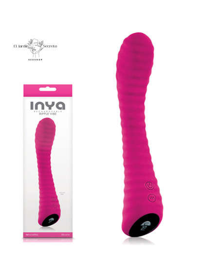 Vibrador INYA Ripple de Silicona Suave Punto G Pink NS Novelties