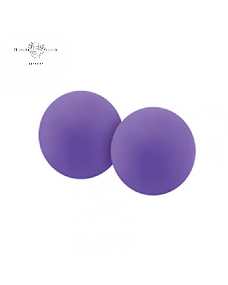 Bolas Kegel de Silicona Mini Pélvico y Placer Interno Purple NS Novelties