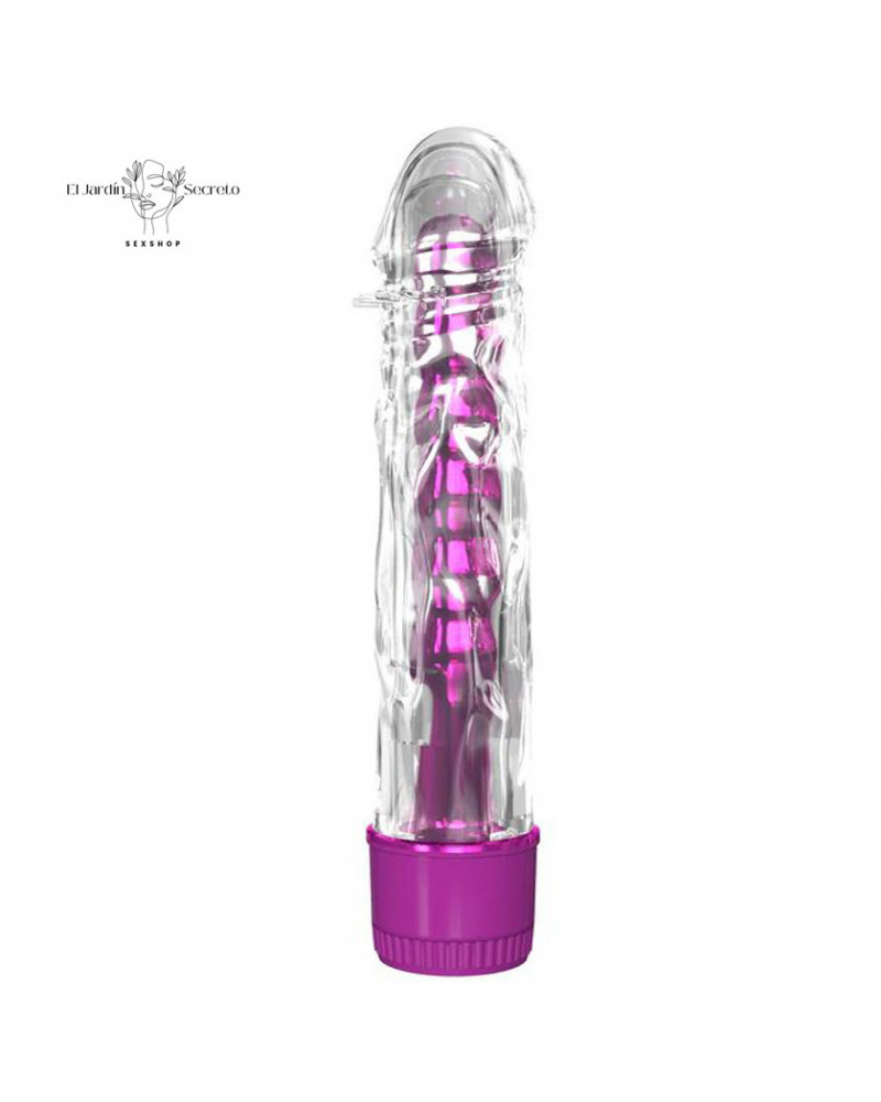 Vibrador Twister 17cm Funda Rosa Texturizada y Uso Vaginal o Anal
