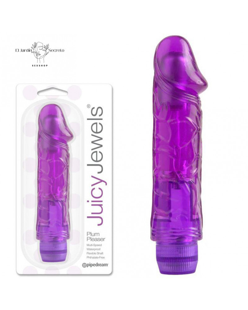 Vibrador 15cm Flexible Clítoris y Punto G Plum Pleaser Pipedream