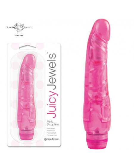 Vibrador 16cm Flexible Clítoris y Punto G Pink Sapphire Pipedream