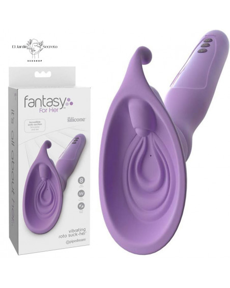 Estimulador de Clítoris con Succión, Pulsación y Vibración Roto Suck Her Pipedream