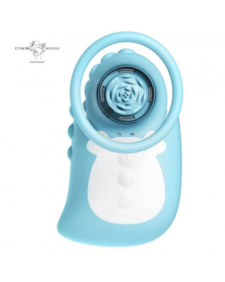 Vibrador y Succionador de Clítoris Rotación Dinosaur Pump and Flower