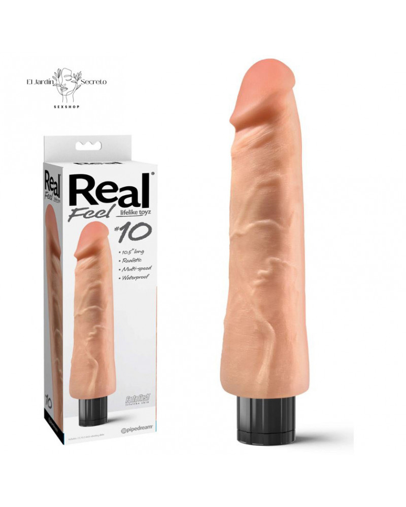 Vibrador 26cm Real Feel #10 Realista Penetración Vaginal y Punto G