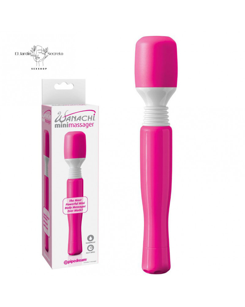 Mini Varita Wanachi Estimulación de Clítoris Pink Pipedream