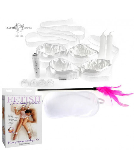 Kit Bondage Luna de Miel Juegos Eróticos, BDSM para Principiantes