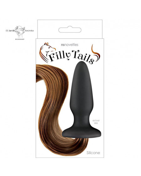 Plug Anal Filly Tail con Cola de caballo 🍑🦊