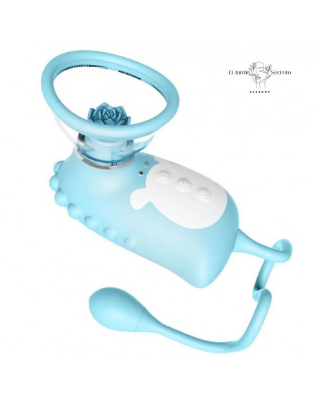 Succionador con Bala Vibradora para Clítoris Dinosaur And Tongue