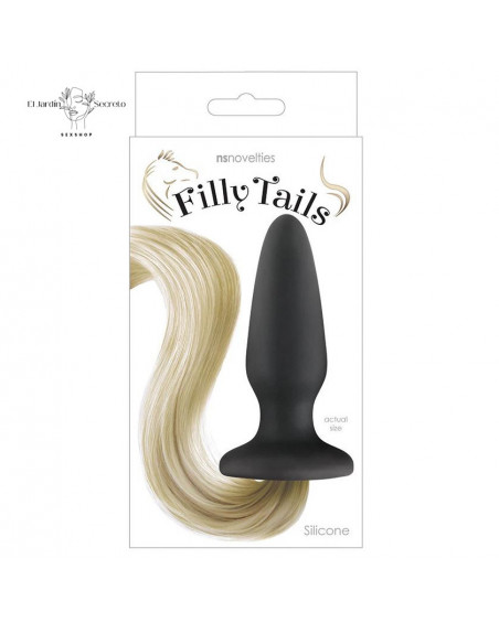 Plug Anal 5cm Filly Tails Palomino con Cola Caballo para Fantasías