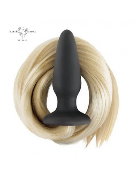 Plug Anal 5cm Filly Tails Palomino con Cola Caballo para Fantasías