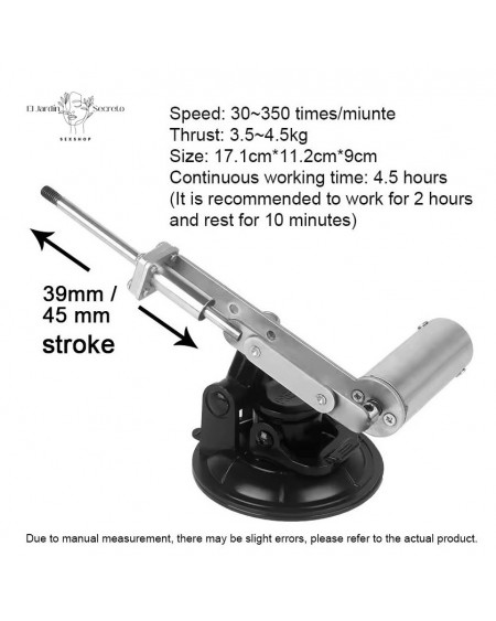 Mini SexMachine 350cpm para Penetración Anal y Vaginal