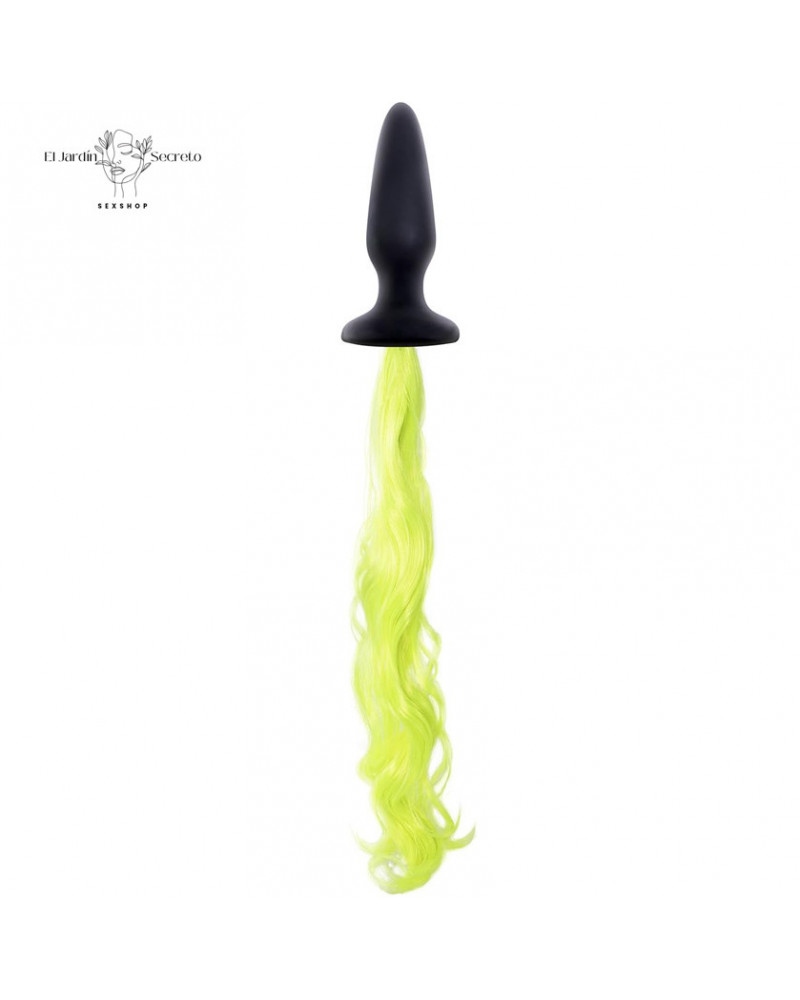Plug Anal Unicorn Tail Amarillo Fantasías Erótica y Sexo Anal
