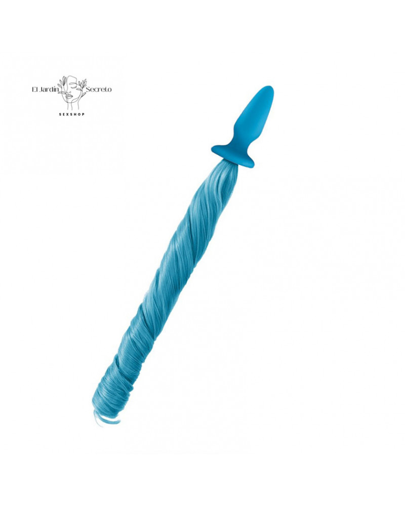 Plug Anal Unicorn Tail azul pastel Fantasías Erótica y Sexo Anal