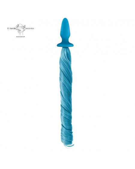Plug Anal Unicorn Tail azul pastel Fantasías Erótica y Sexo Anal