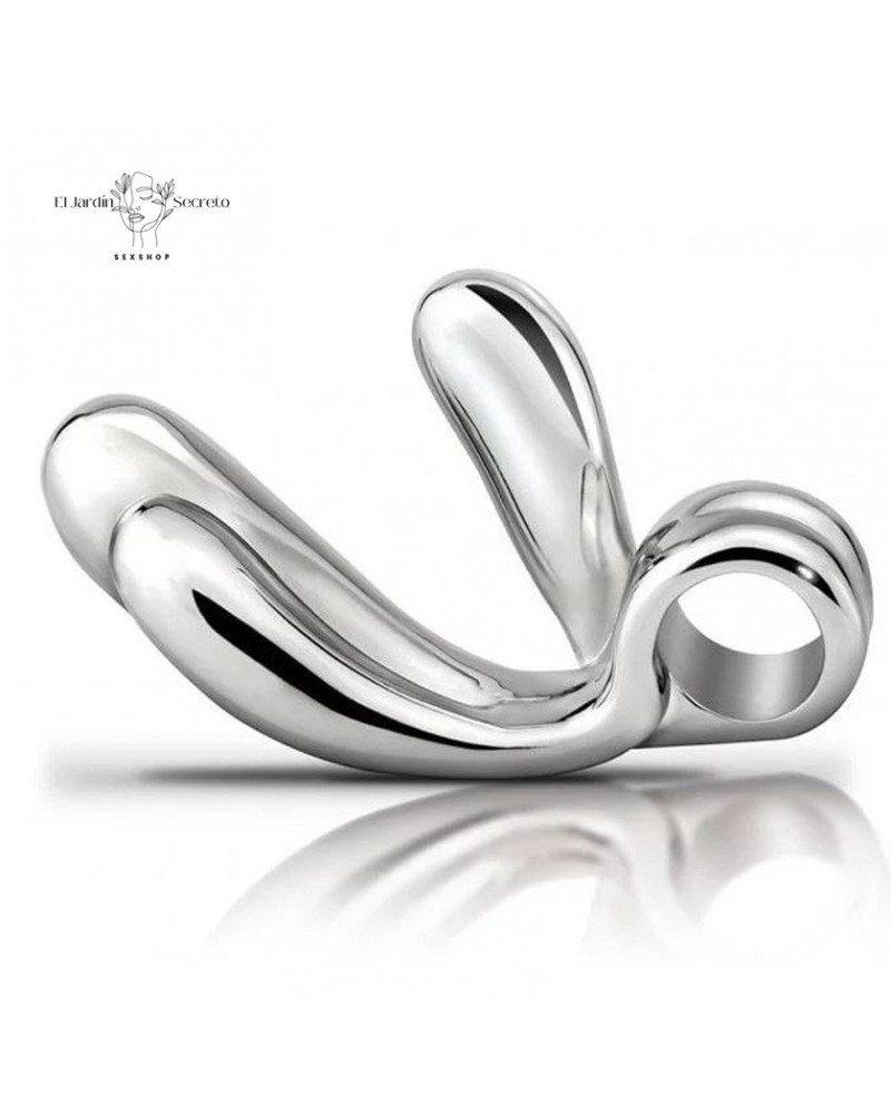 Dildo de Acero 15cm Double Trouble Pipedream Prostata y Punto G