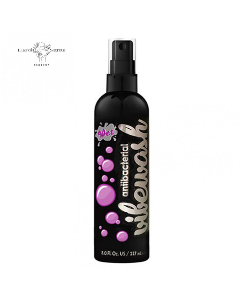 Limpiador Antibacterial para juguetes sexuales Vibe Wash Wet