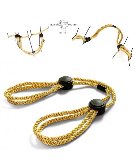 Esposas y Tobilleras BDSM Nylon Ajustables BDSM para Sujeción y Bondage