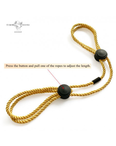 Esposas Arnés de Cuerdas Ajustables BDSM para Bondage