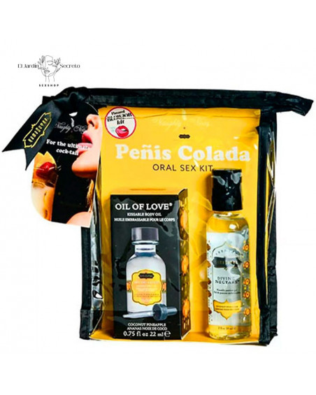 Kit de sexo oral con sabor Piña Colada Kamasutra