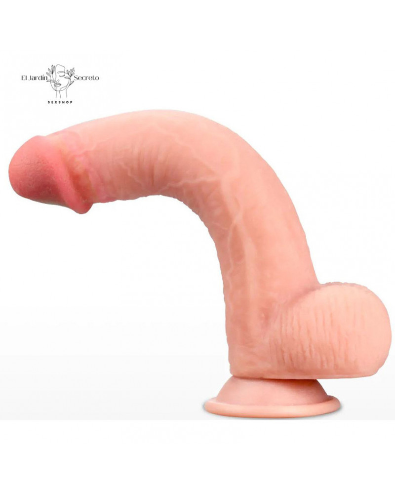 Dildo 18cm Realista Flexible Ultrasuave con Ventosa y Punto G