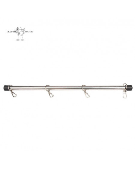 Barra Separador piernas BDSM Extensible con Esposas y Puños