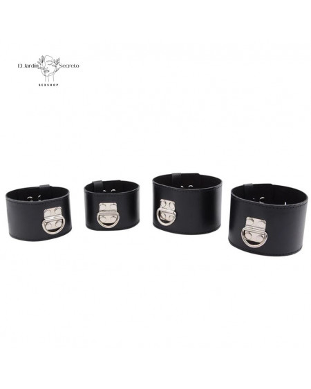 Barra Separador piernas BDSM Extensible con Esposas y Puños