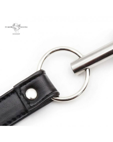 Mordaza BDSM con Bola negra de Silicón y Varilla 🔒