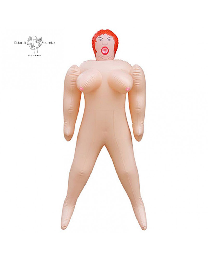 Fatima Fong Doll Muñeca Inflable Sexual Realista 4 en 1 Anal, Vaginal y Oral