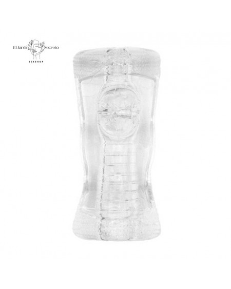 Masturbador para pene Transparente Texturizado Ajustable 🔥