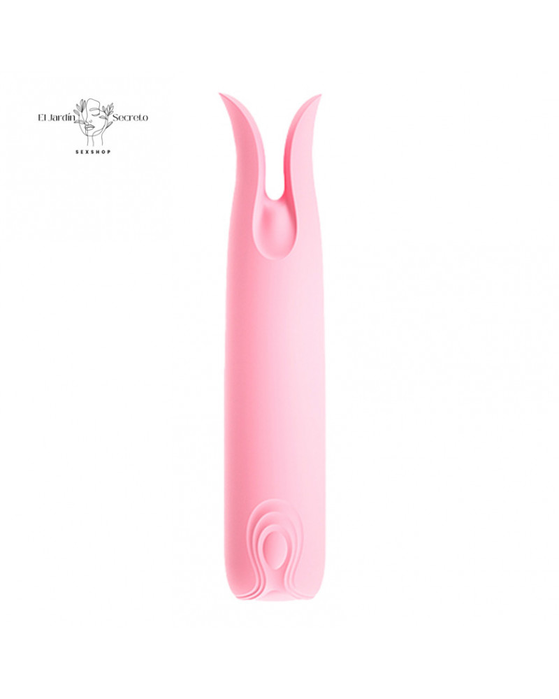 Mini Vibrador 10cm Potente para Clítoris y Pezones Happy Clip Pink Lilo