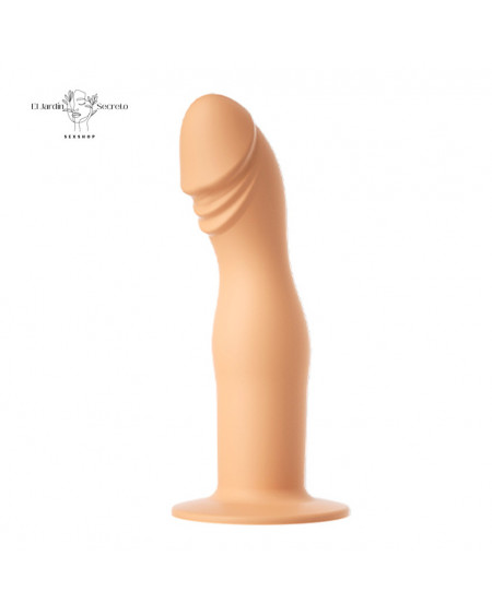 Dildo 13cm Realista Anal Vaginal con Ventosa y Punto G Dildo Lilo Small