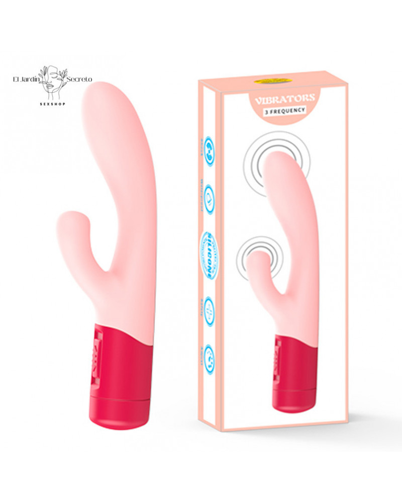 Vibrador Punto G con Estimulador de Clítoris Doble Motor Sunlei
