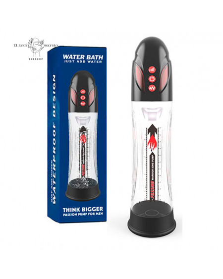 Bomba de Succión Alien para Pene con Agua y Presión Inteligente
