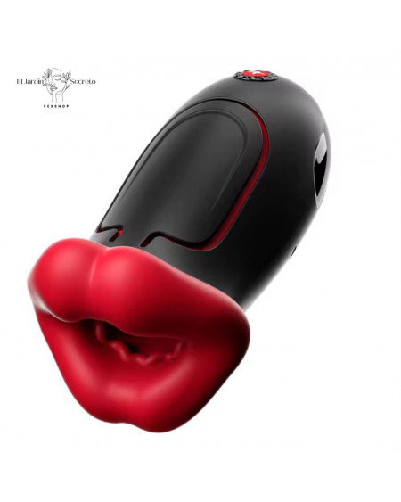 Masturbador Vibrador para Pene con Boca y lengua App Interactiva