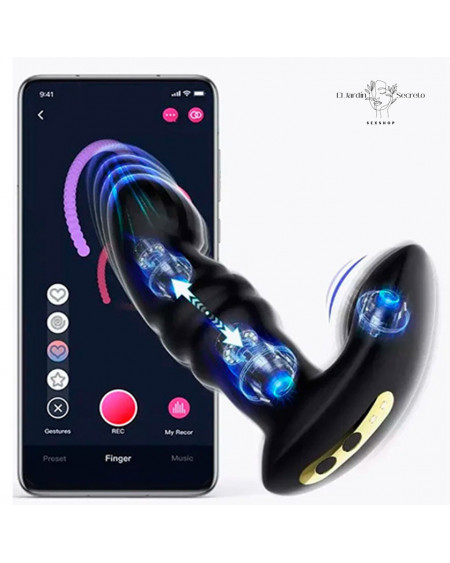 Vibrador estimulador de clítoris y Punto G Jive Black Magic