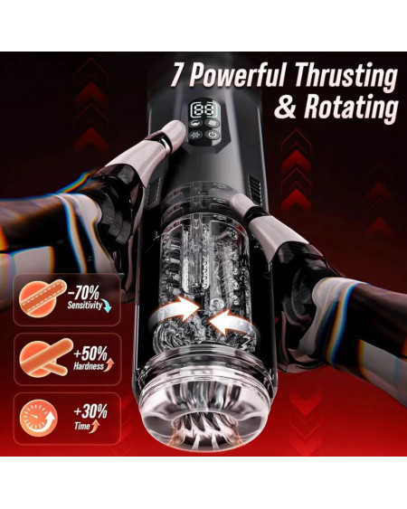 Masturbador Pene Masculino Automático con Succión 🔥 Placer Total