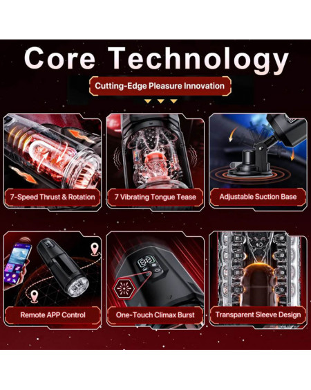 Masturbador Pene Masculino Automático con Succión 🔥 Placer Total