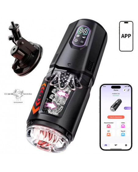Masturbador Masculino Automático Multimodo con Succión y Vibración