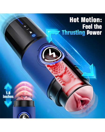 Masturbador Pene Einseo IA Turbo Placer Realista Vagina Calor Sexshop