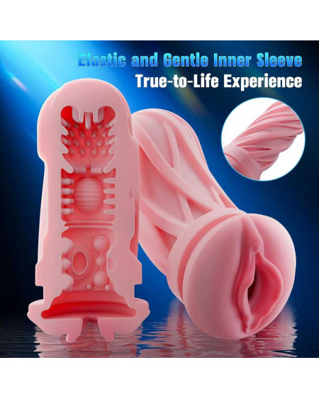 Masturbador Pene Einseo IA Turbo Placer Realista Vagina Calor Sexshop