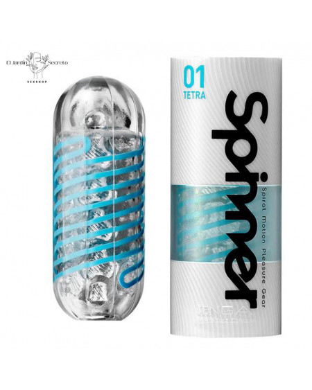 TENGA Spinner Tetra DX 01 Masturbador para tu pene con Giro Interno
