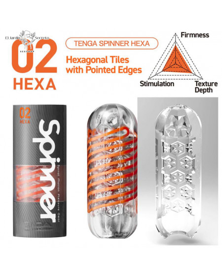 TENGA Spinner EXA 02 Masturbador para tu pene con Giro Interno